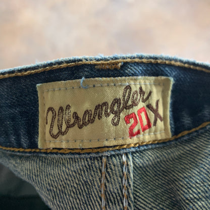 Vintage Wrangler Jeans W33 L34 Mens Relaxed Fit Straight Blue