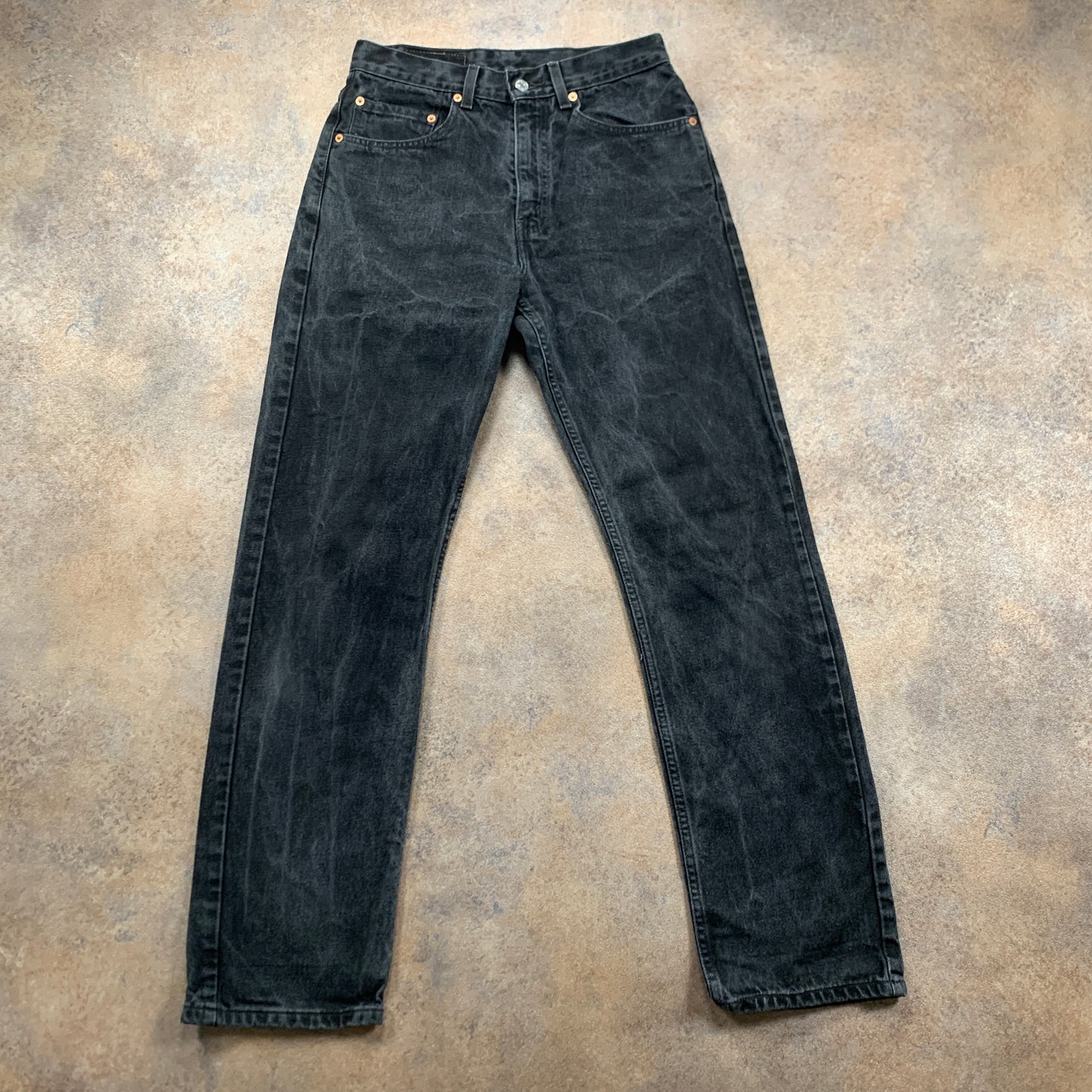 Vintage LEVI'S 505 Jeans W29 L32 Mens Regular Fit Straight Grey 90s