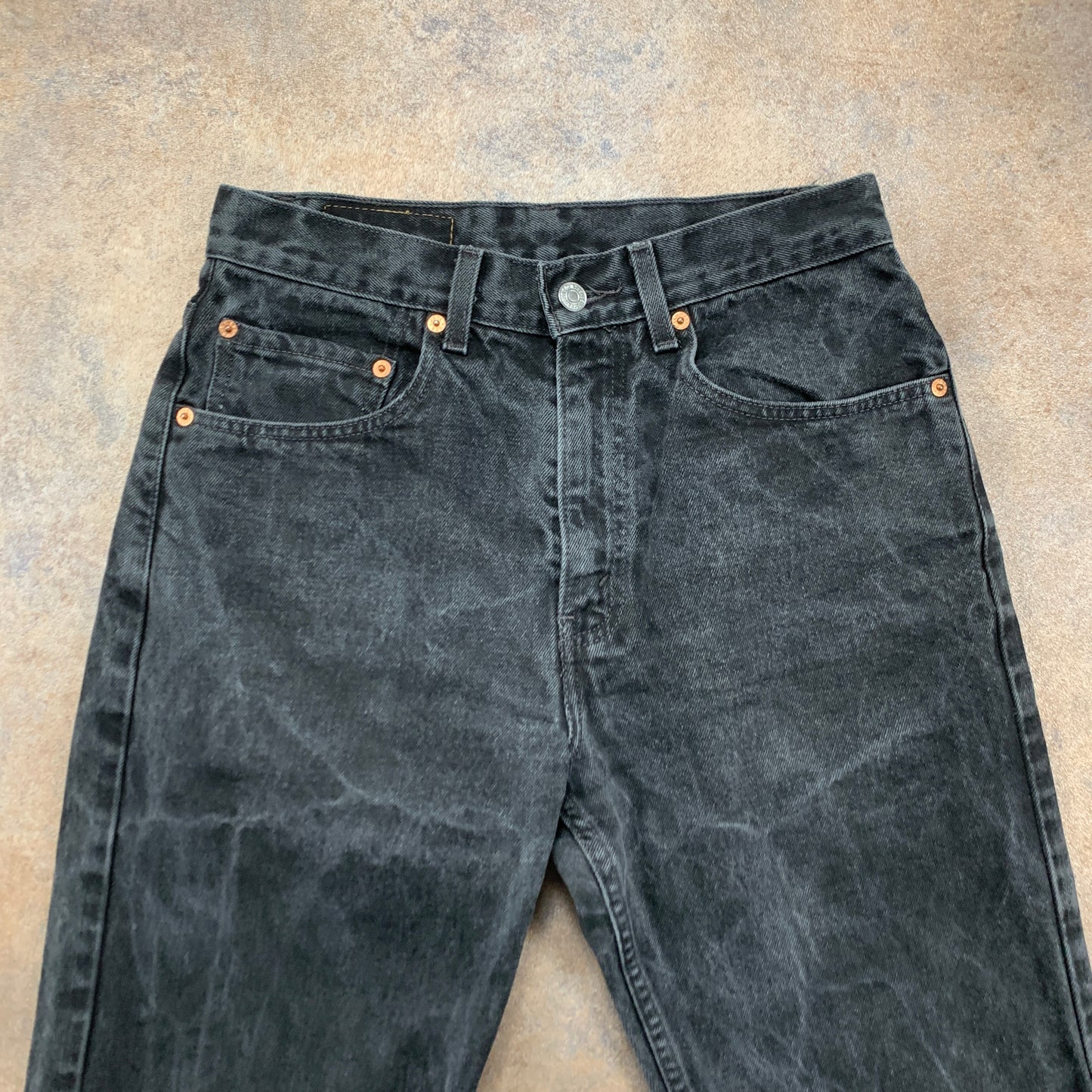 Vintage LEVI'S 505 Jeans W29 L32 Mens Regular Fit Straight Grey 90s