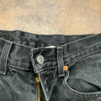 Vintage LEVI'S 505 Jeans W29 L32 Mens Regular Fit Straight Grey 90s