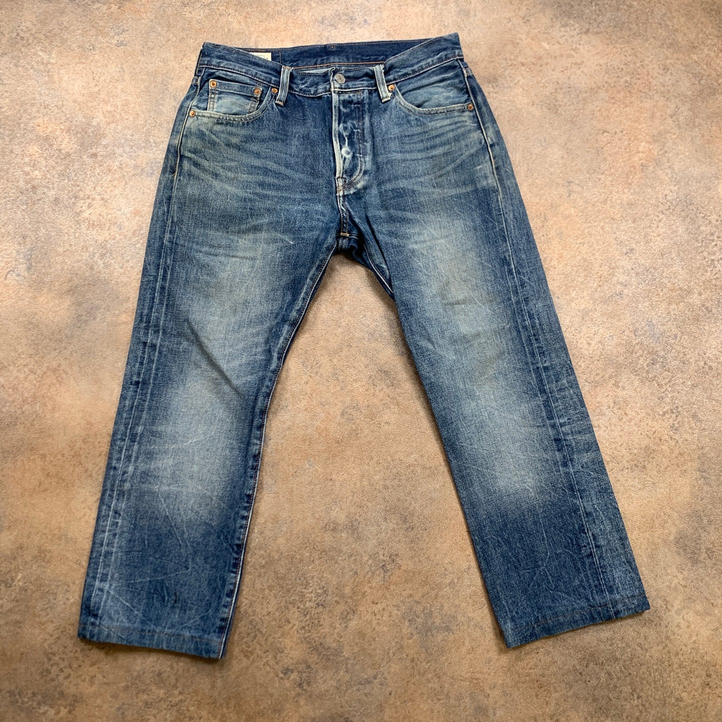LEVI'S 501 Jeans W30 L24 Mens Regular Fit Straight Blue