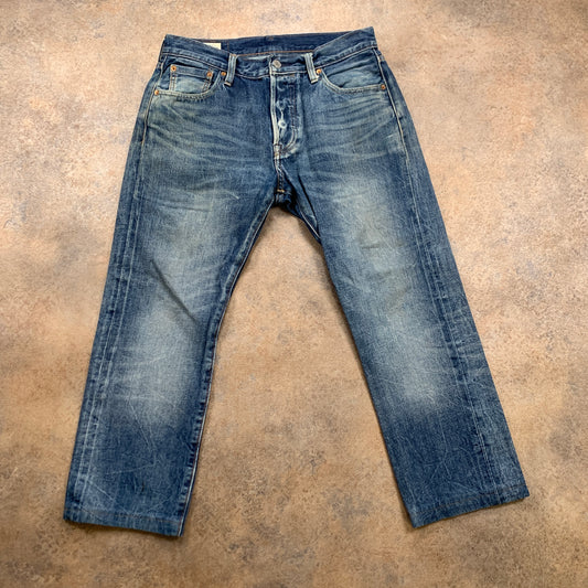LEVI'S 501 Jeans W30 L24 Mens Regular Fit Straight Blue