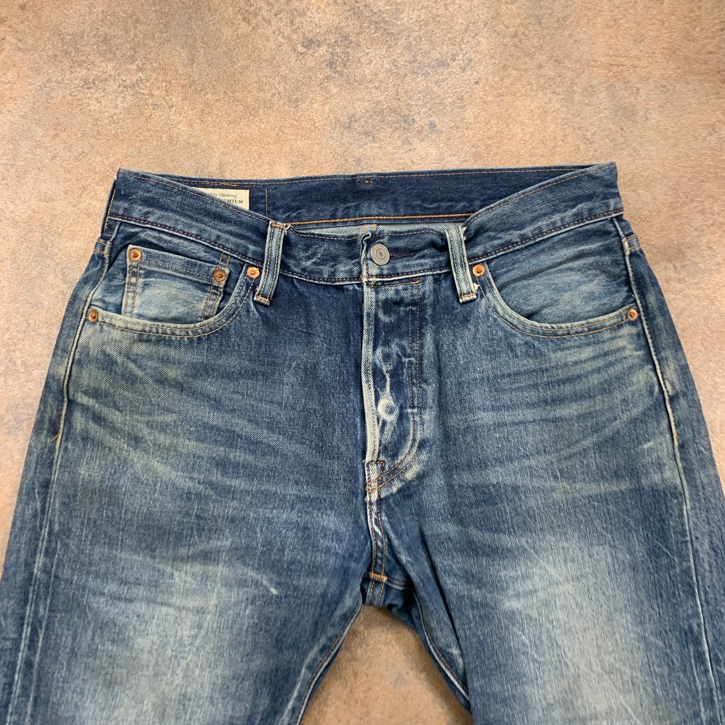 LEVI'S 501 Jeans W30 L24 Mens Regular Fit Straight Blue