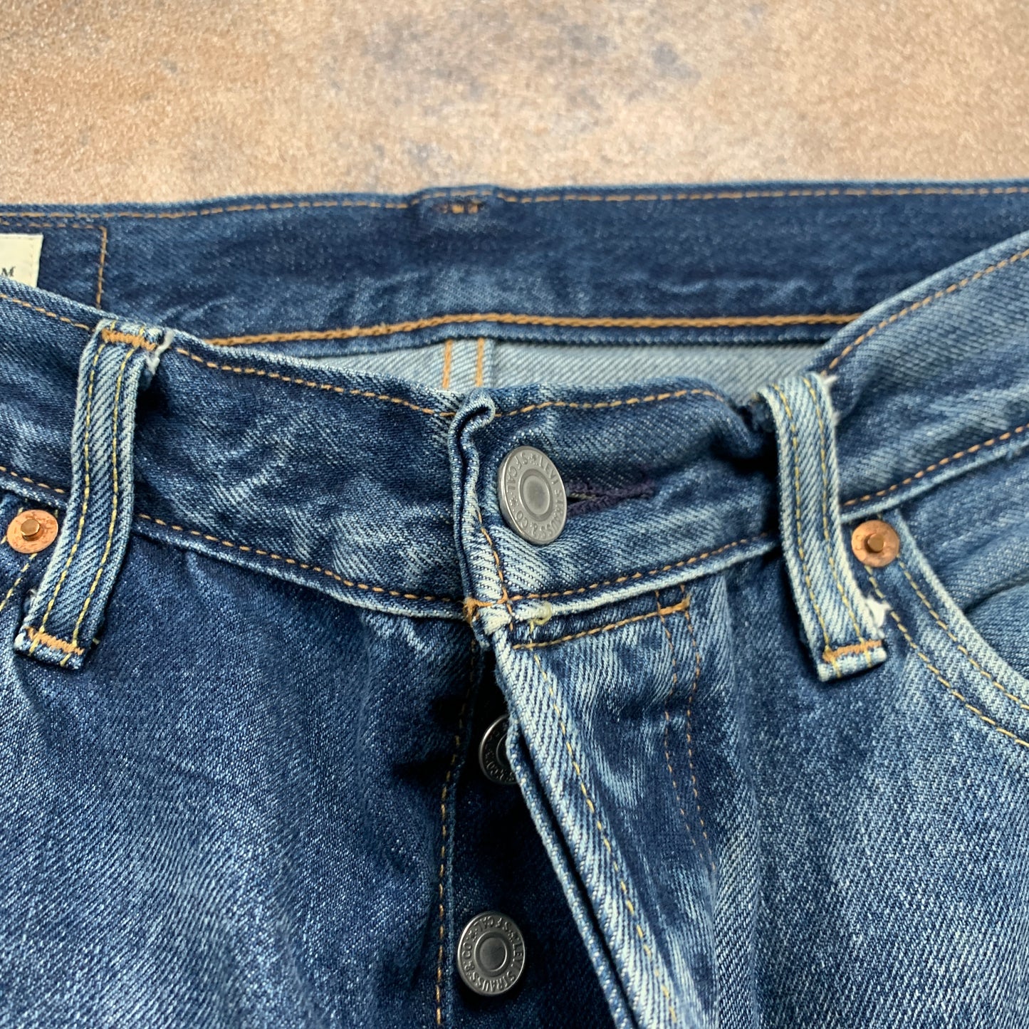 LEVI'S 501 Jeans W30 L24 Mens Regular Fit Straight Blue