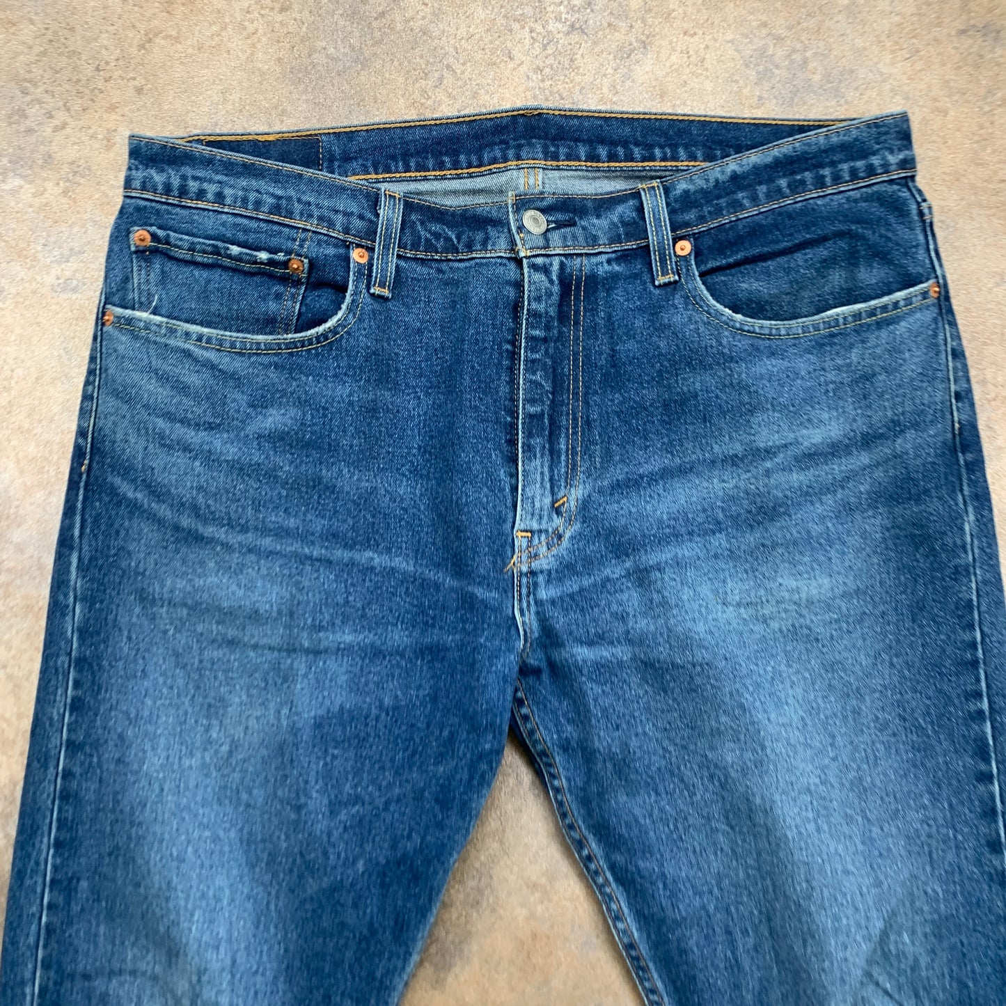LEVI'S 512 Jeans W36 L34 Mens Slim Fit Tapered Blue