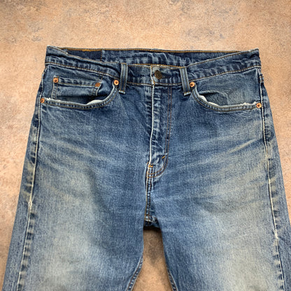 LEVI'S 505 Jeans W34 L31 Mens Regular Fit Straight Blue