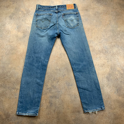 LEVI'S 505 Jeans W34 L31 Mens Regular Fit Straight Blue