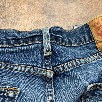 LEVI'S 505 Jeans W34 L31 Mens Regular Fit Straight Blue