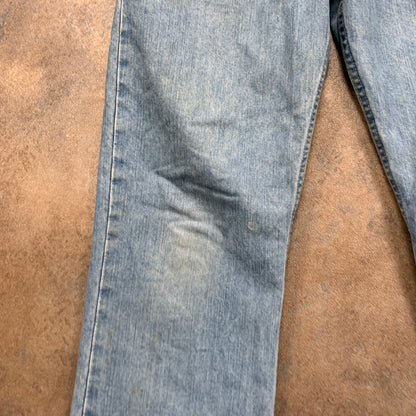 Vintage LEVI'S 507 Jeans W34 L32 Mens Bootcut Fit Blue