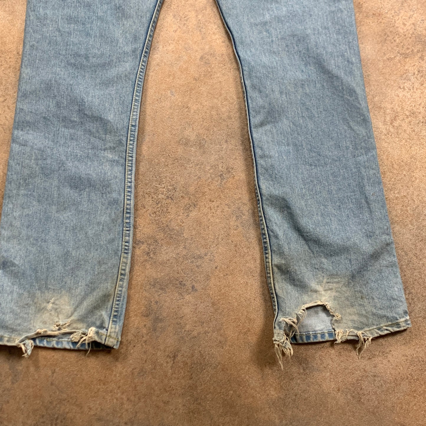 Vintage LEVI'S 507 Jeans W34 L32 Mens Bootcut Fit Blue