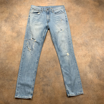 LEVI'S 511 Jeans W34 L33 Mens Slim Fit Blue