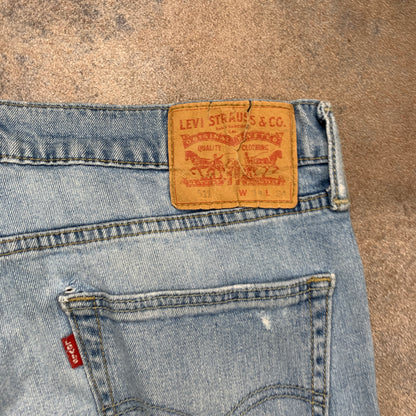 LEVI'S 511 Jeans W34 L33 Mens Slim Fit Blue