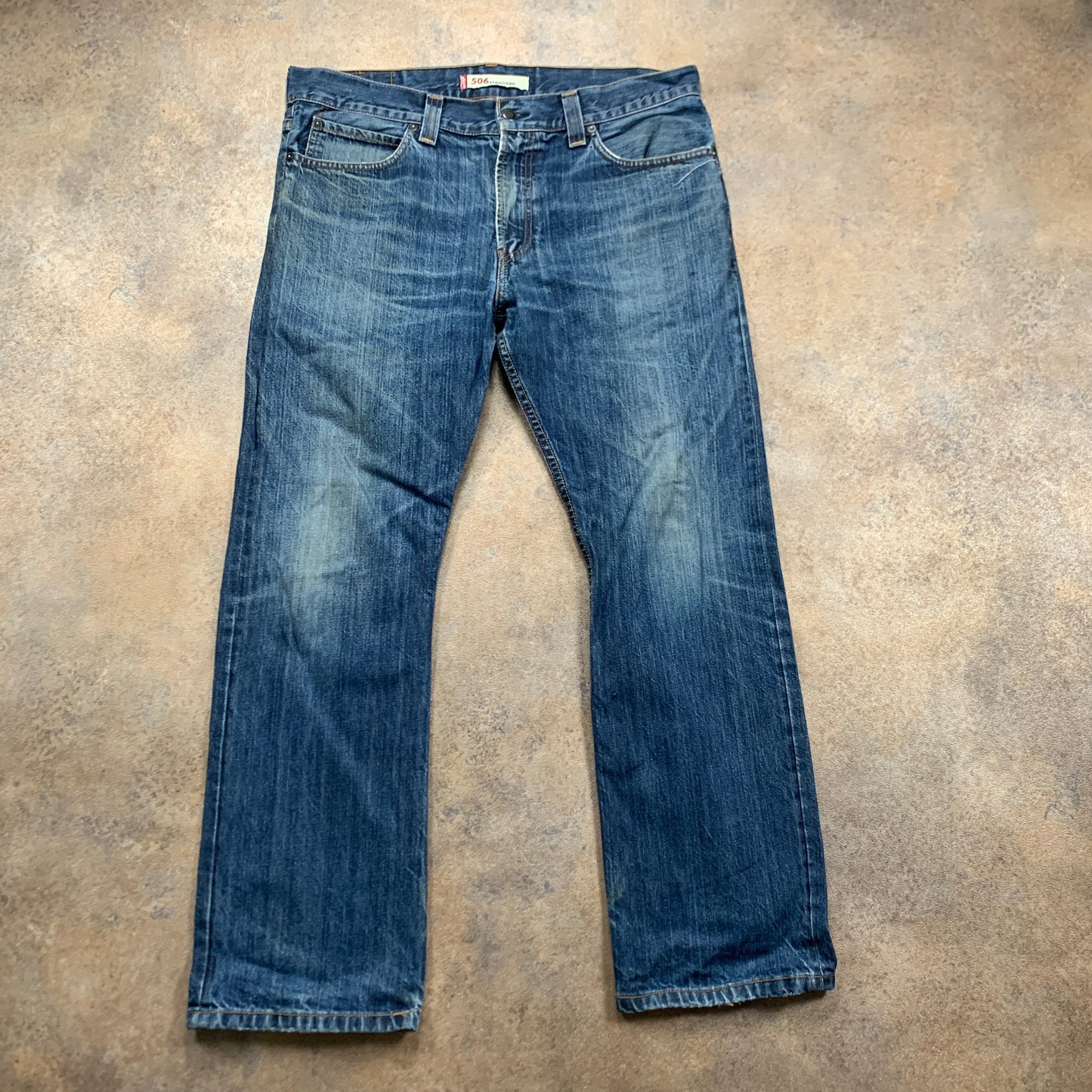 Vintage LEVI'S 506 Jeans W36 L29 Mens Relaxed Fit Straight Blue 90s