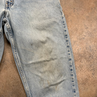 Vintage LEVI'S 560 Jeans W33 L30 Mens Relaxed Fit Tapered Blue 90s