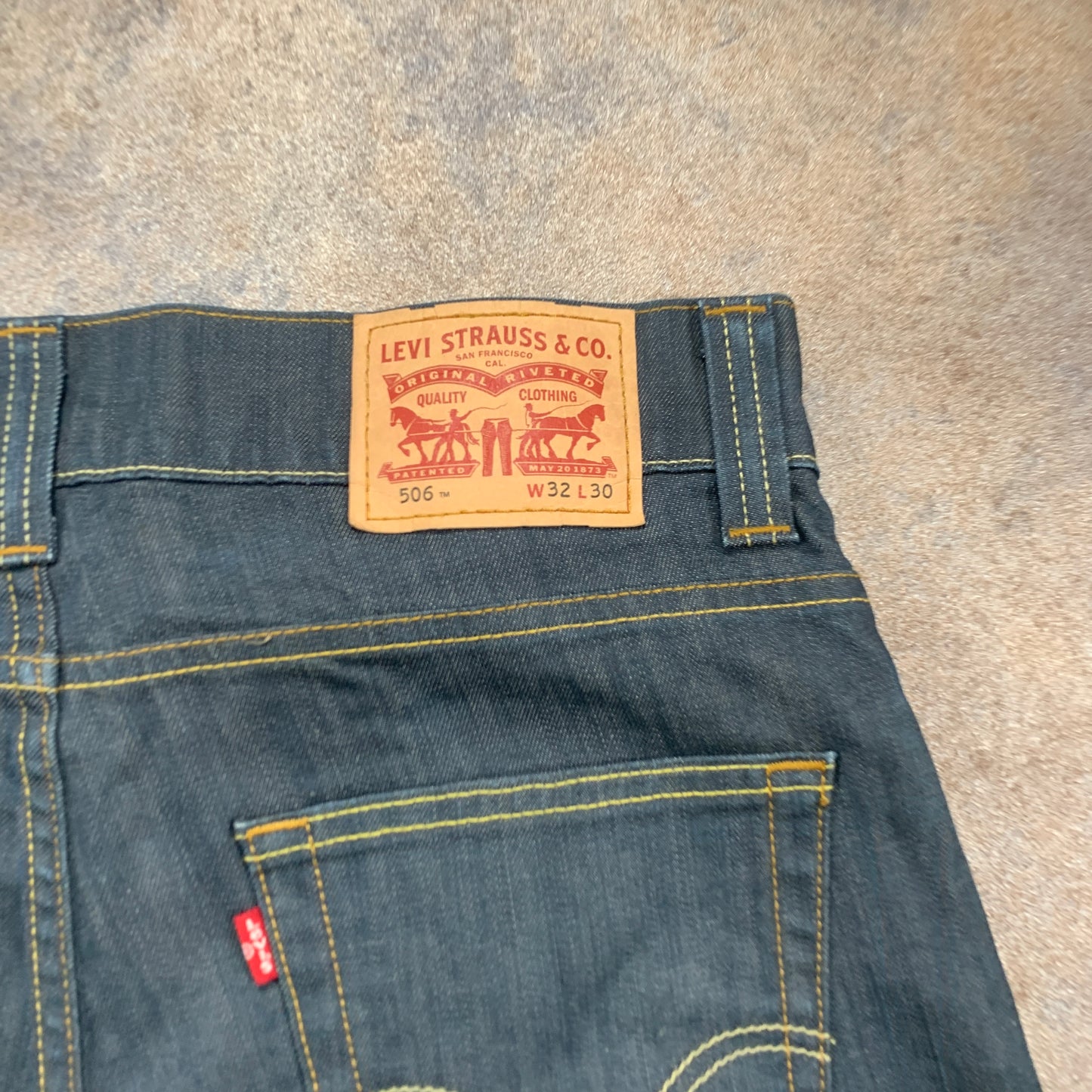 Vintage LEVI'S 506 Jeans W32 L30 Mens Regular Fit Straight Blue